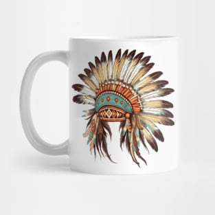 Native American Feather Headdress #1 Mug